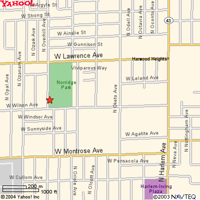 Map to Norridge Fall Fest